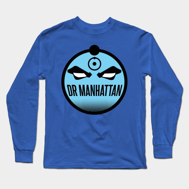 Dr Manhattan Long Sleeve T-Shirt by Meta Cortex